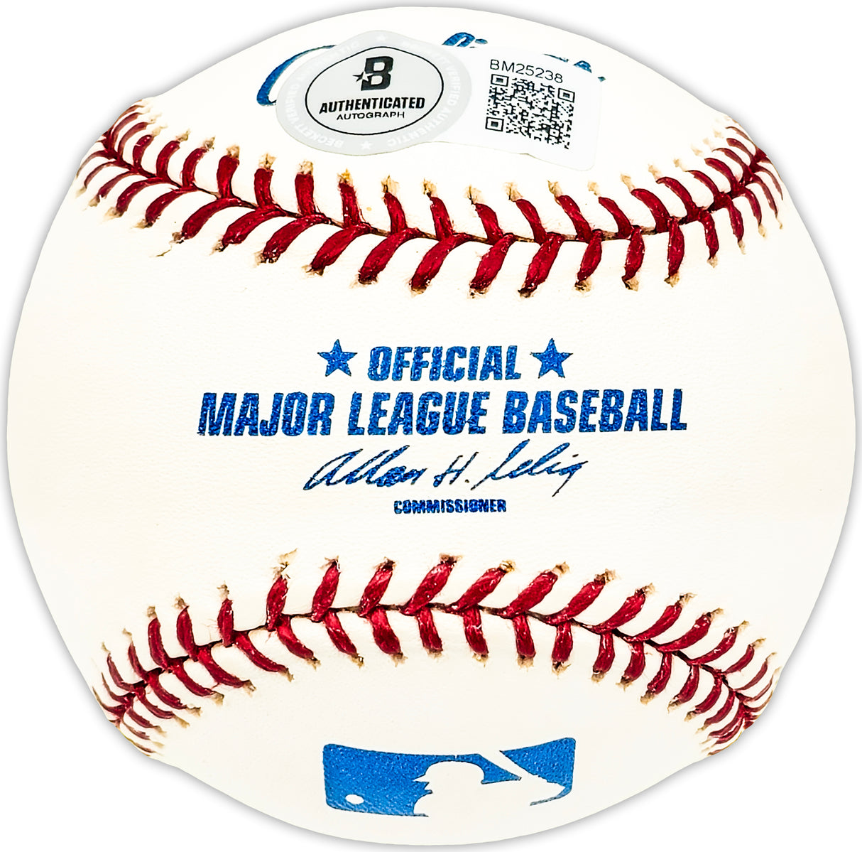 Ray Hamrick Autographed Official MLB Baseball Philadelphia Phillies Beckett BAS QR #BM25238