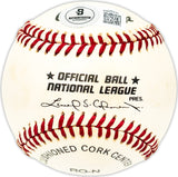 Owen Friend Autographed Official NL Baseball Chicago Cubs, Detroit Tigers Beckett BAS QR #BM25239