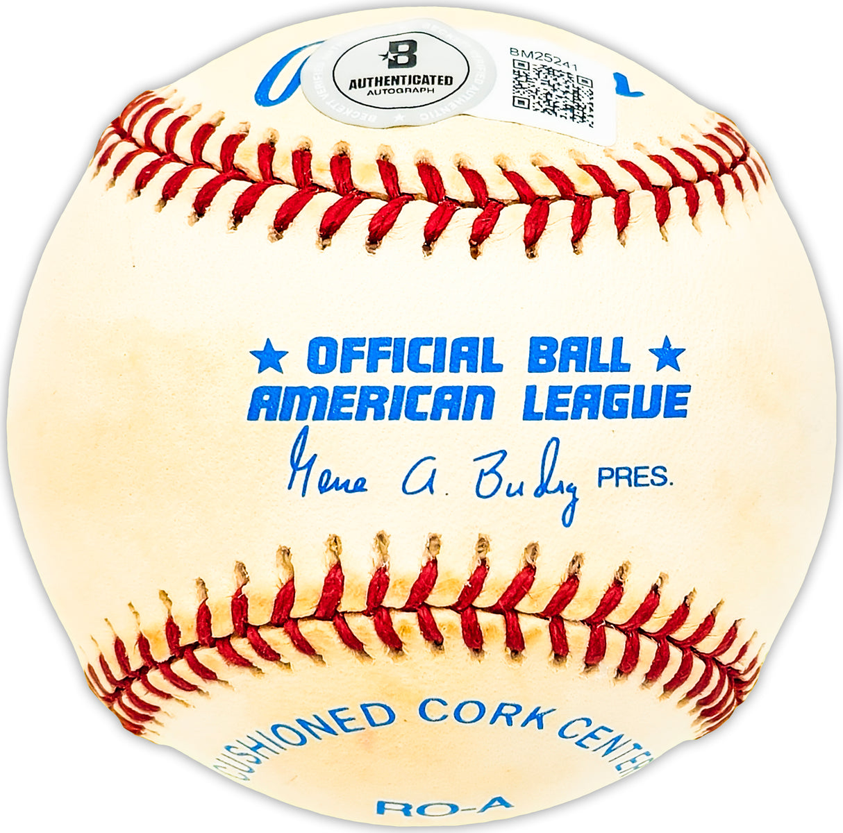 Don Gutteridge Autographed Official AL Baseball Boston Red Sox, Chicago White Sox Beckett BAS QR #BM25241