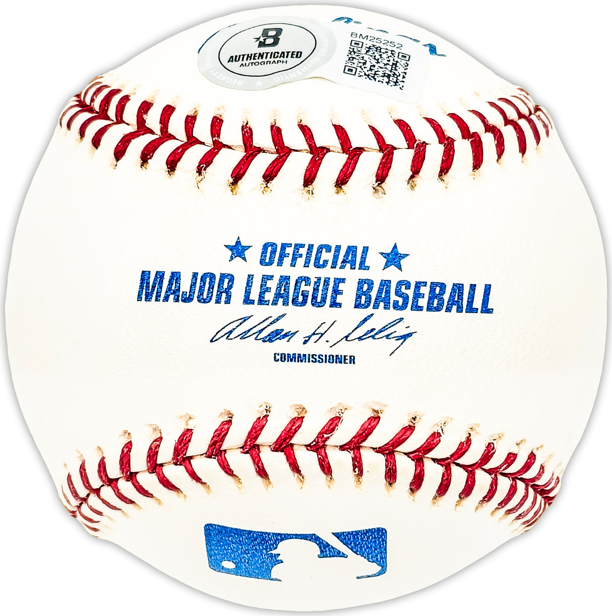 Denny Lemaster Autographed Official MLB Baseball Atlanta Braves, Houston Astros Beckett BAS QR #BM25252