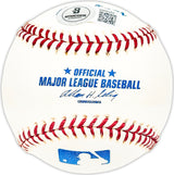 Denny Lemaster Autographed Official MLB Baseball Atlanta Braves, Houston Astros Beckett BAS QR #BM25252