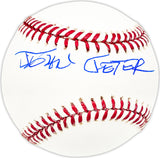 Johnny Jeter Autographed Official MLB Baseball San Diego Padres, Pittsburgh Pirates Beckett BAS QR #BM25253