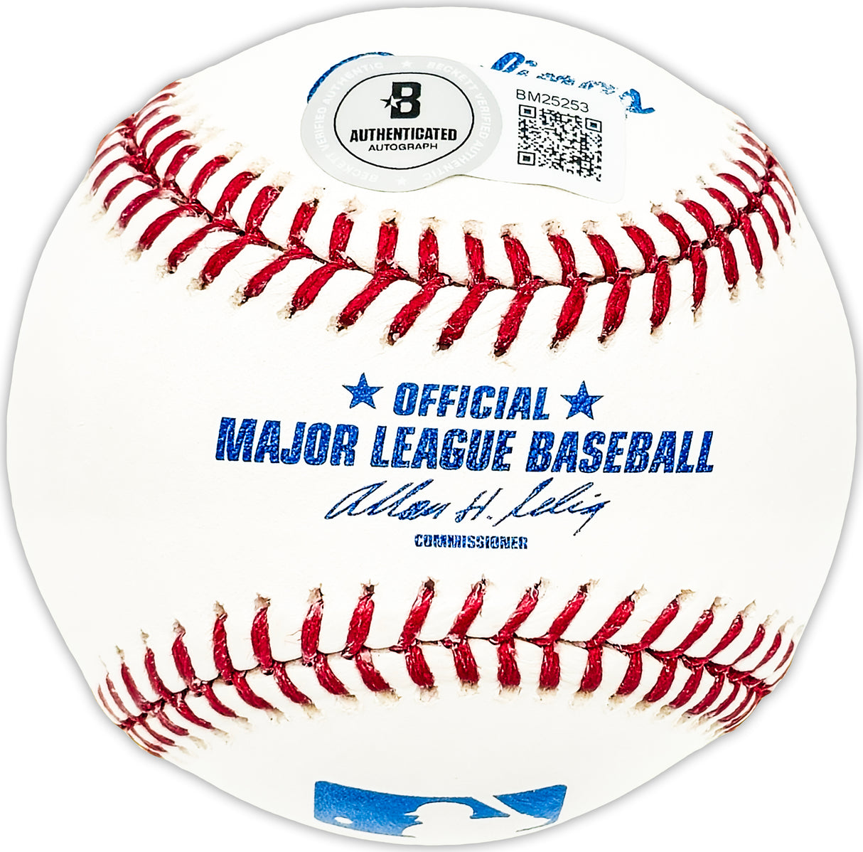 Johnny Jeter Autographed Official MLB Baseball San Diego Padres, Pittsburgh Pirates Beckett BAS QR #BM25253