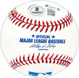 Johnny Jeter Autographed Official MLB Baseball San Diego Padres, Pittsburgh Pirates Beckett BAS QR #BM25253