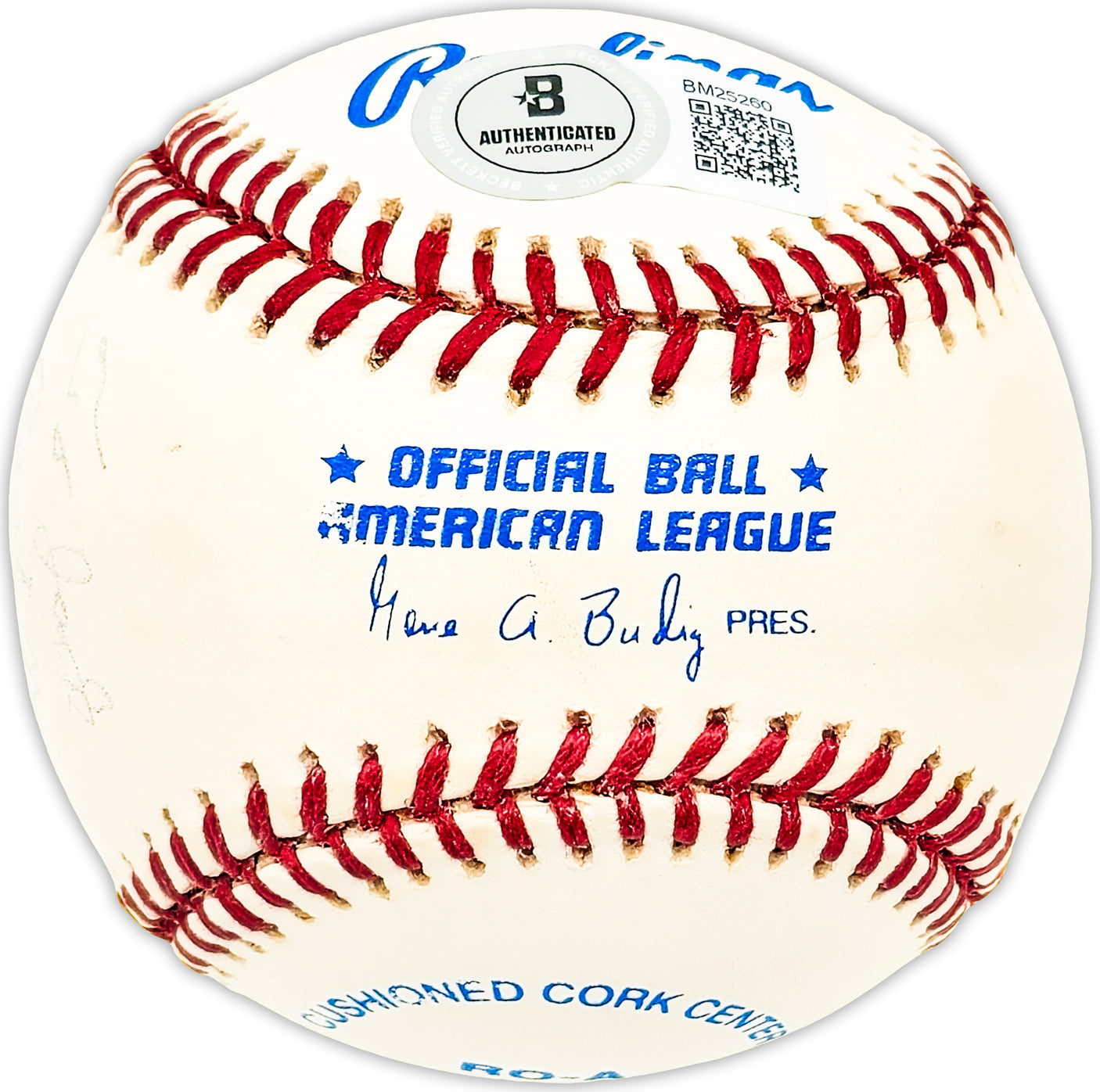 Marv Rotblatt Autographed Official AL Baseball Chicago White Sox Beckett BAS QR #BM25260