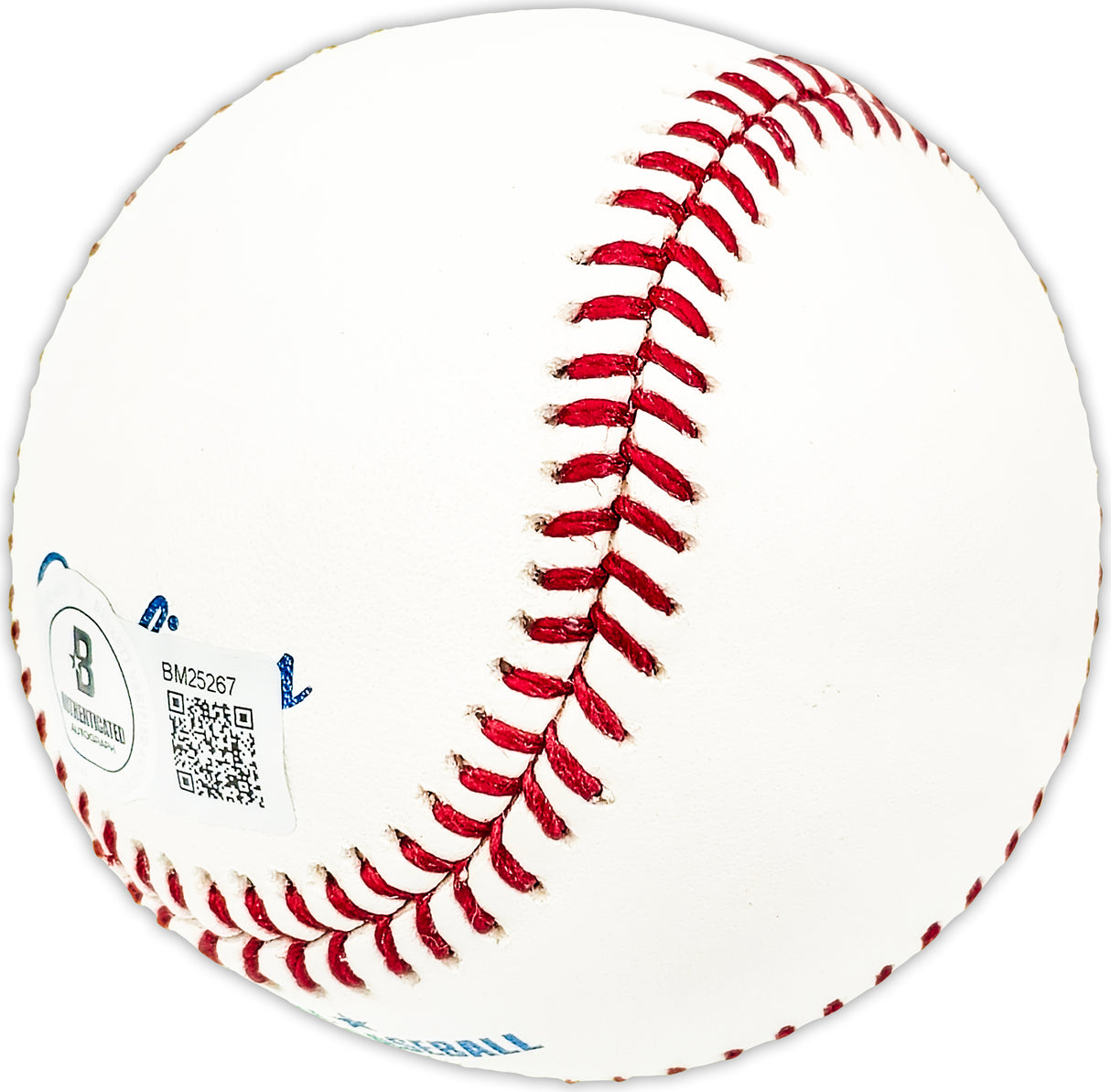 Bob Talbot Autographed Official MLB Baseball Chicago Cubs Beckett BAS QR #BM25267
