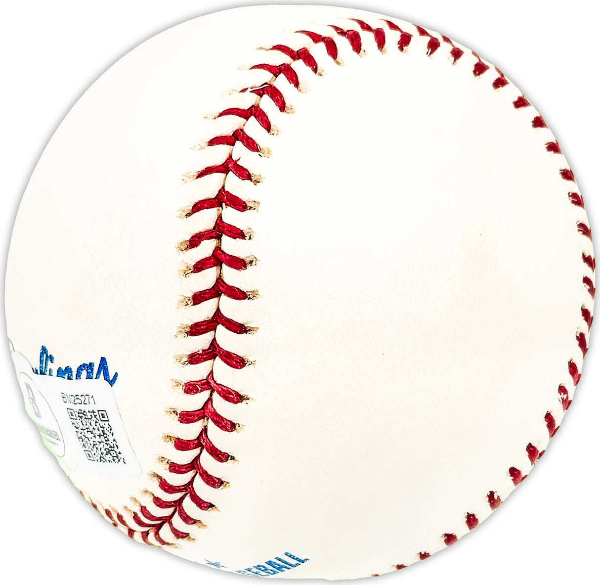 Jim Robertson Autographed Official MLB Baseball Philadelphia A's Beckett BAS QR #BM25271