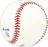 Jim Robertson Autographed Official MLB Baseball Philadelphia A's Beckett BAS QR #BM25271