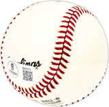 Ramon Monzant Autographed Official NL Baseball San Francisco Giants Beckett BAS QR #BM25272