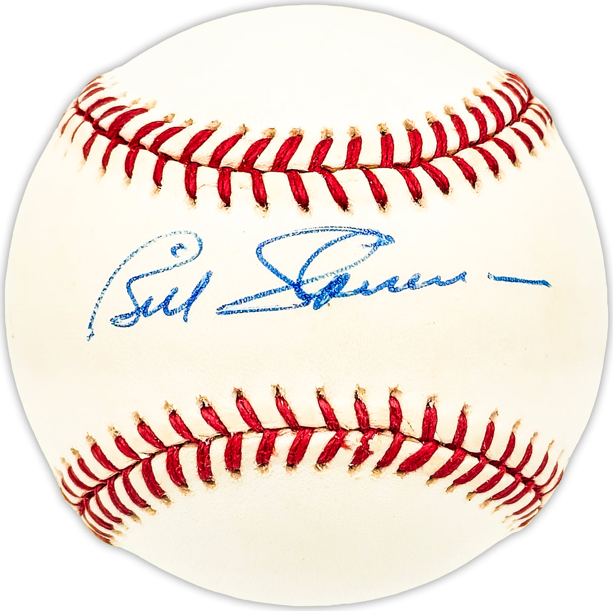 Bill Stoneman Autographed Official NL Baseball Montreal Expos, Chicago Cubs Beckett BAS QR #BM25274
