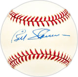 Bill Stoneman Autographed Official NL Baseball Montreal Expos, Chicago Cubs Beckett BAS QR #BM25274