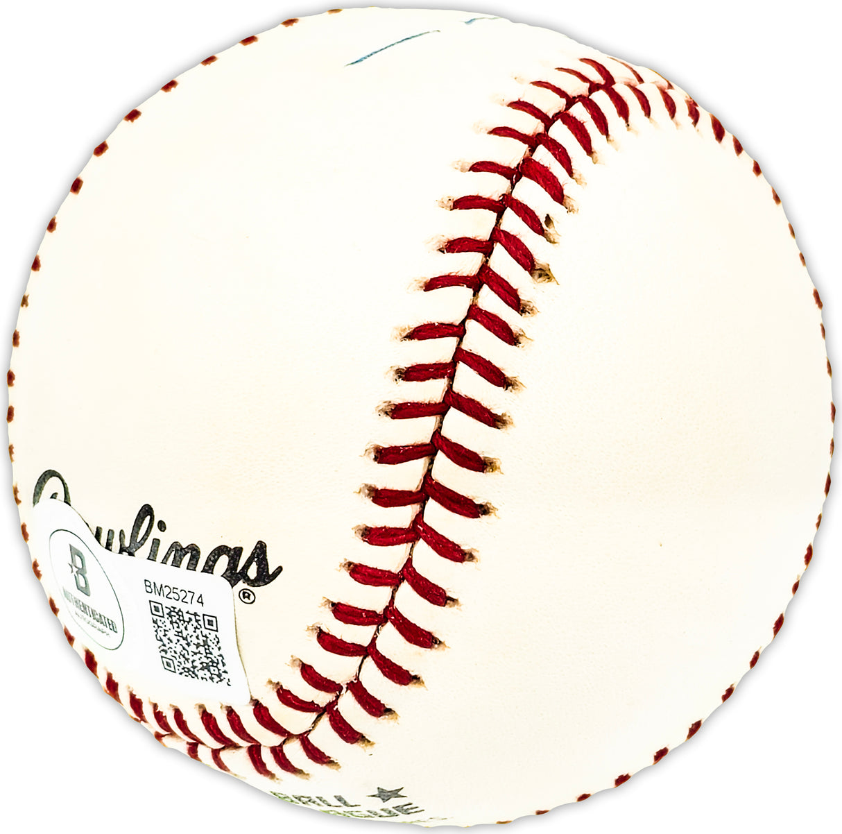 Bill Stoneman Autographed Official NL Baseball Montreal Expos, Chicago Cubs Beckett BAS QR #BM25274
