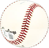 Bill Stoneman Autographed Official NL Baseball Montreal Expos, Chicago Cubs Beckett BAS QR #BM25274