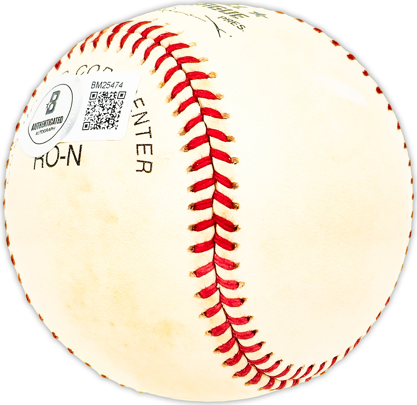 Tug McGraw Autographed Official NL Baseball Philadelphia Phillies, New York Mets Beckett BAS QR #BM25474