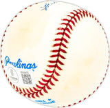 Herb Washington Autographed Official AL Baseball Oakland A's Beckett BAS QR #BM25475