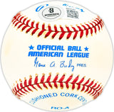 Juan Delis Autographed Official AL Baseball Senators, Cuba Beckett BAS QR #BM25481