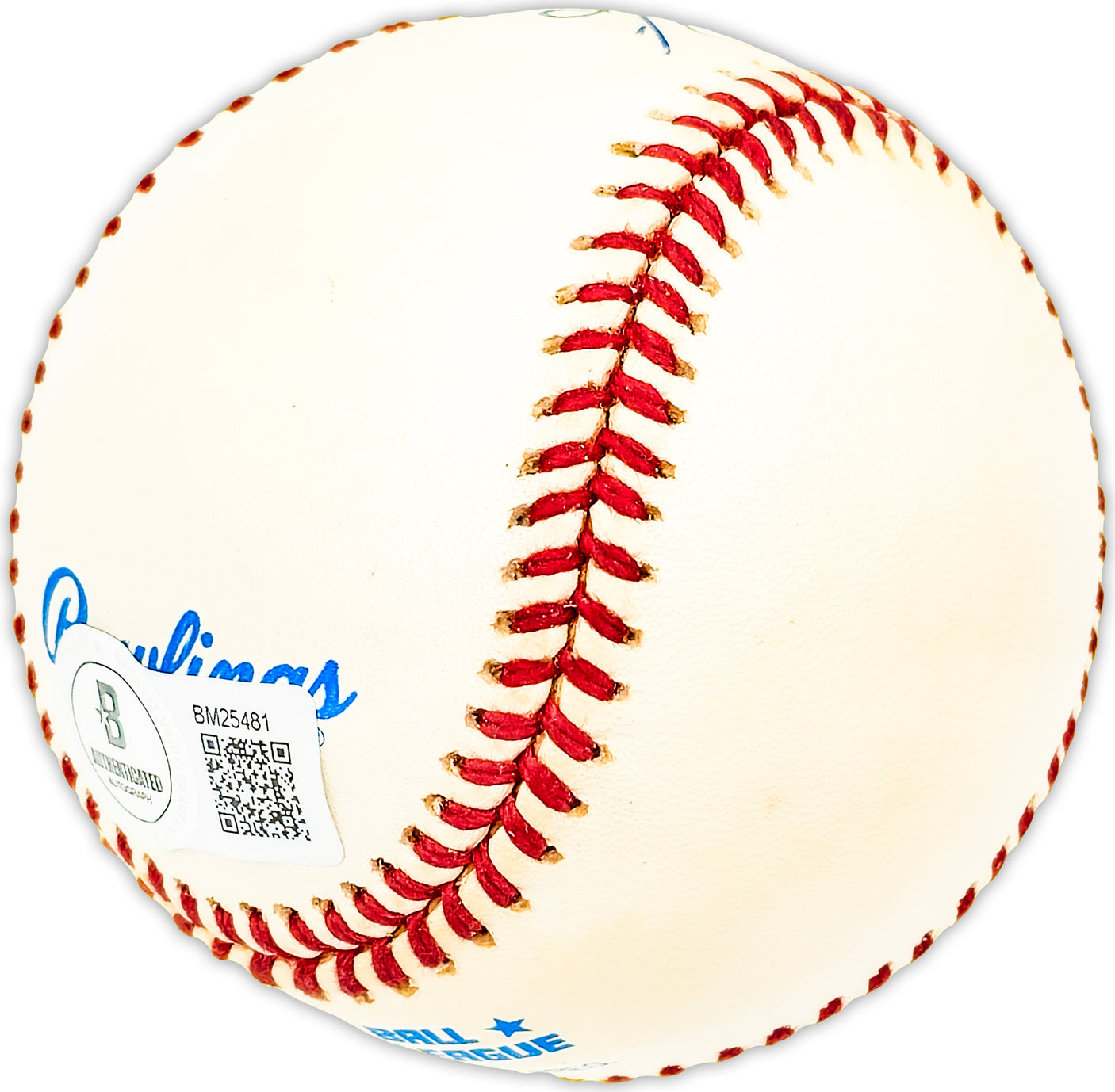 Juan Delis Autographed Official AL Baseball Senators, Cuba Beckett BAS QR #BM25481