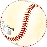 Gordon Gordy Massa Autographed Official NL Baseball Chicago Cubs Beckett BAS QR #BM25485