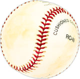 Gordon Gordy Massa Autographed Official NL Baseball Chicago Cubs Beckett BAS QR #BM25485