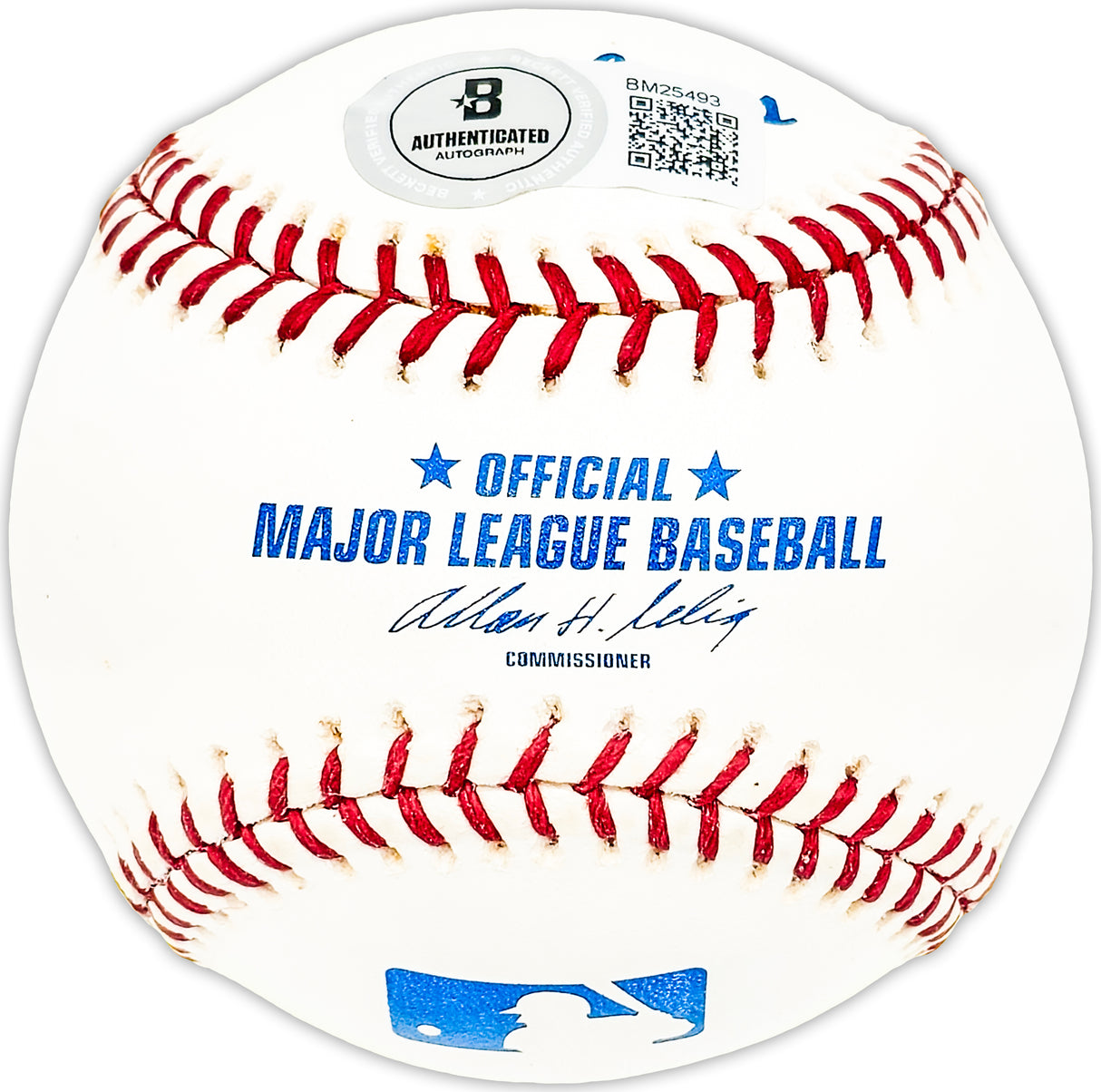 Fred Caligiuri Autographed Official MLB Baseball Philadelphia A's Beckett BAS QR #BM25493