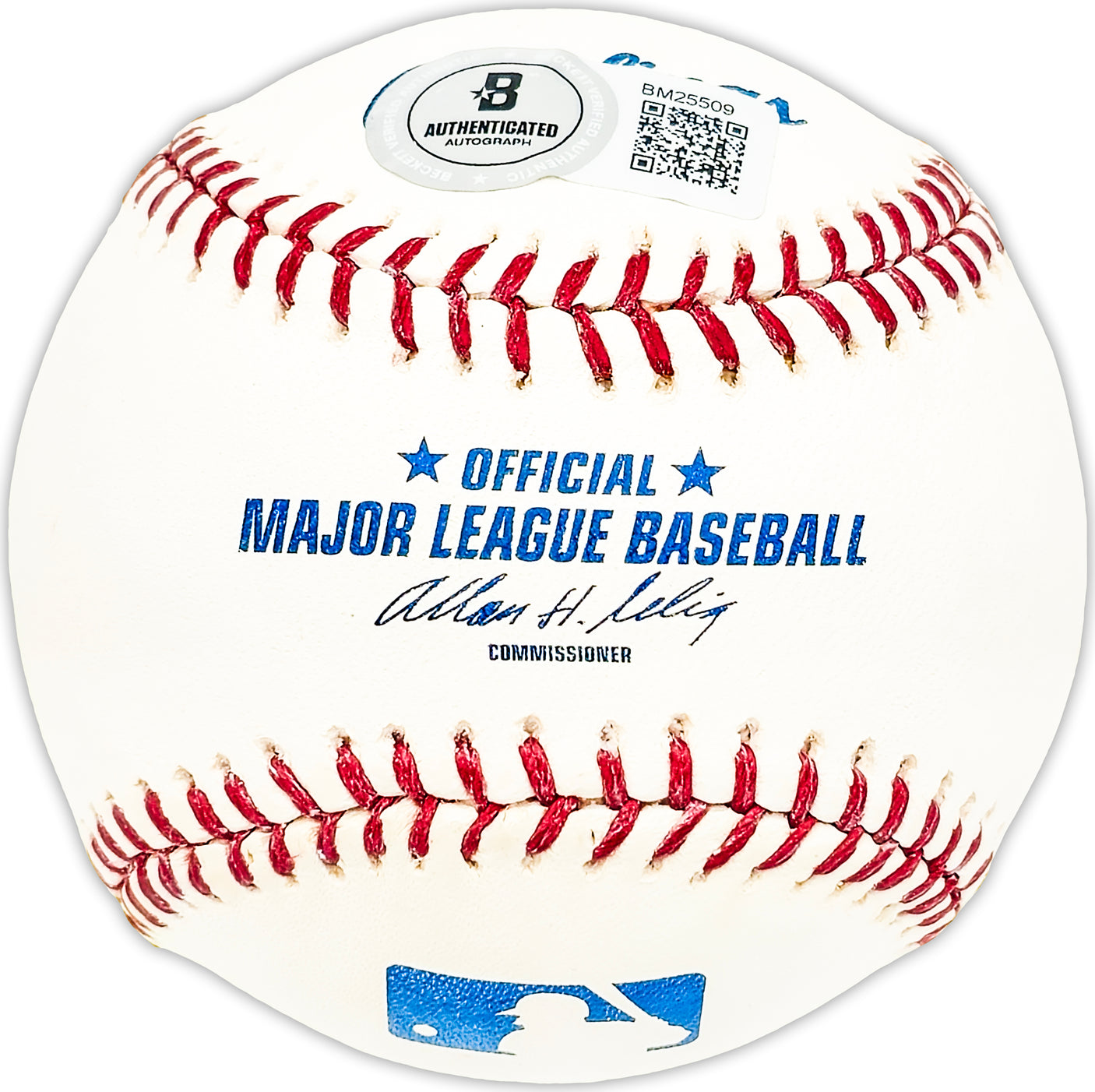 Willard Hunter Autographed Official MLB Baseball Los Angeles Dodgers, New York Mets Beckett BAS QR #BM25509