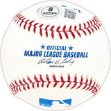 Willard Hunter Autographed Official MLB Baseball Los Angeles Dodgers, New York Mets Beckett BAS QR #BM25509