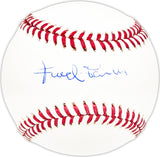 Fred Lasher Autographed Official MLB Baseball Detroit Tigers, Cleveland Indians Beckett BAS QR #BM25512
