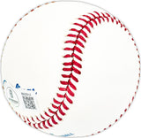 Fred Lasher Autographed Official MLB Baseball Detroit Tigers, Cleveland Indians Beckett BAS QR #BM25512