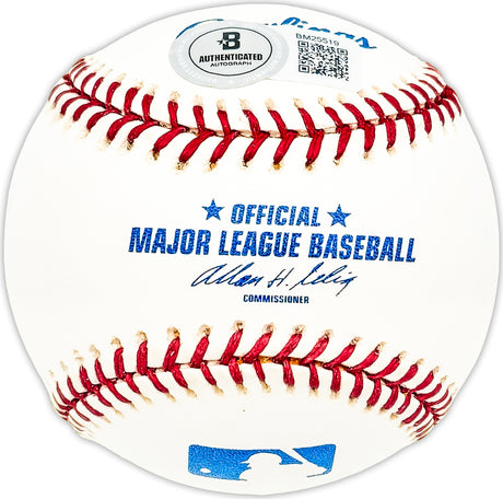 Neill Sheridan Autographed Official MLB Baseball Boston Red Sox Beckett BAS QR #BM25519