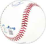 Chuck Stevens Autographed Official MLB Baseball St. Louis Browns Beckett BAS QR #BM25526