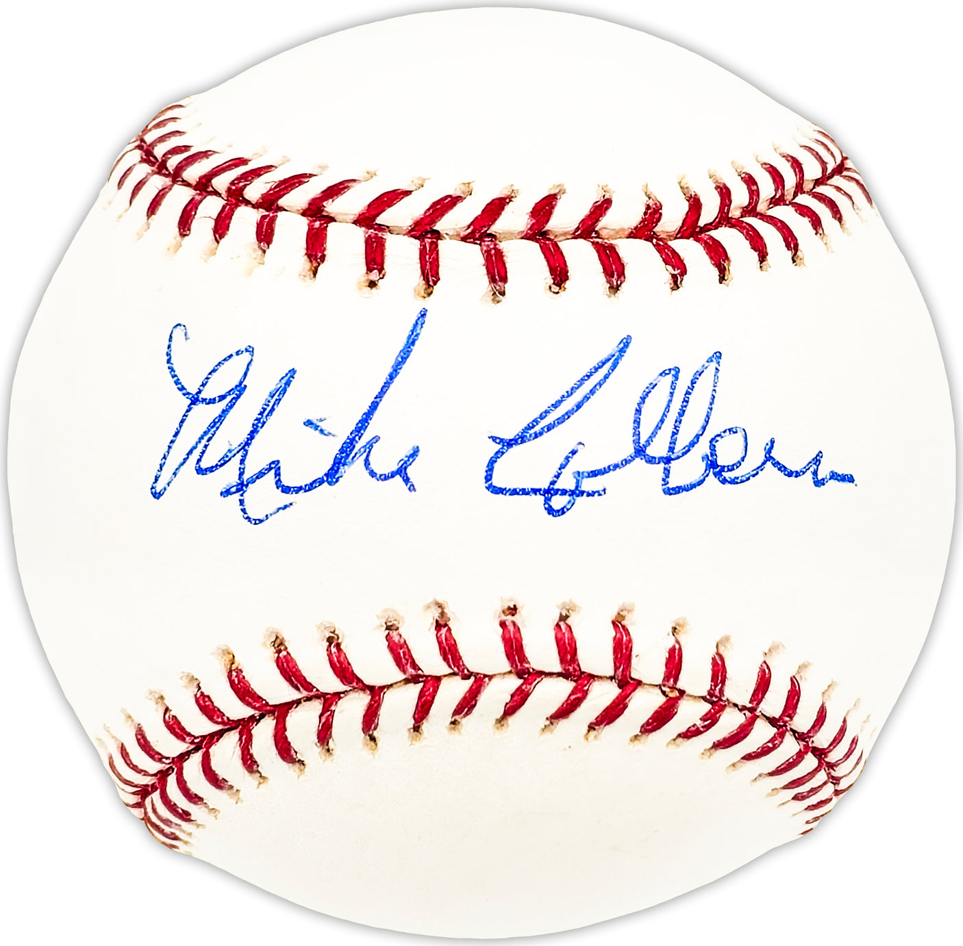 Mike Colbern Autographed Official MLB Baseball Chicago White Sox Beckett BAS QR #BM25528