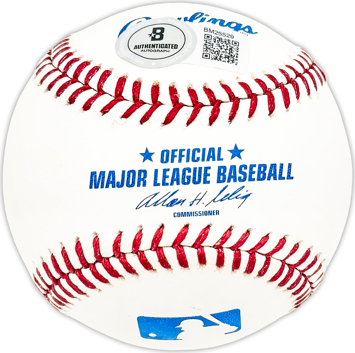 Ozzie Van Brabant Autographed Official MLB Baseball Philadelphia A's Beckett BAS QR #BM25529