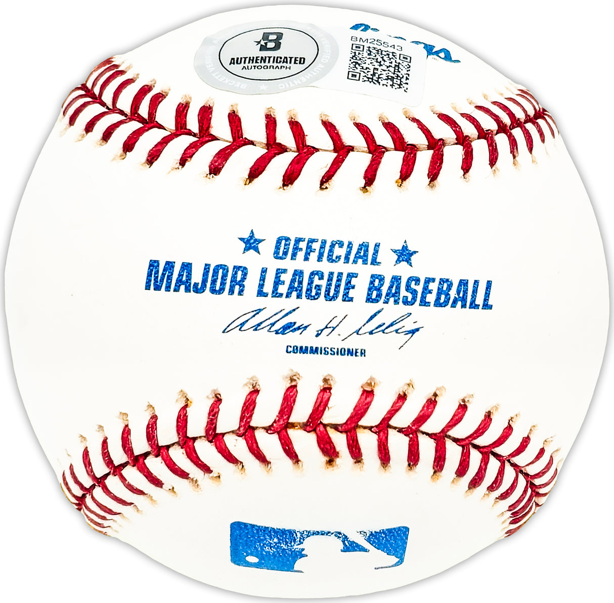 Ralph McLeod Autographed Official MLB Baseball Boston Bees Beckett BAS QR #BM25543
