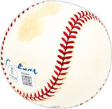 Elrod Ellie Hendricks Autographed Official MLB Baseball New York Yankees "1977 World Champs" Beckett BAS QR #BM25545