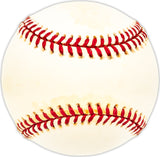 Bob Addis Autographed Official NL Baseball Chicago Cubs Beckett BAS QR #BM25549