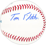 Tom Fletcher Autographed Official MLB Baseball Detroit Tigers Beckett BAS QR #BM25550
