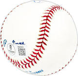 Bill McCool Autographed Official MLB Baseball St. Louis Cardinals, San Diego Padres Beckett BAS QR #BM25551