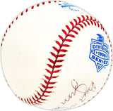 Jim Pearce Autographed Official AL Division Series Logo Baseball Reds, Senators "Best Wishes Cliff" Beckett BAS QR #BM25561