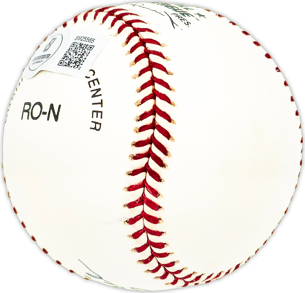 Len Okrie Autographed Official NL Baseball Red Sox, Senators "To Cliff" Beckett BAS QR #BM25565