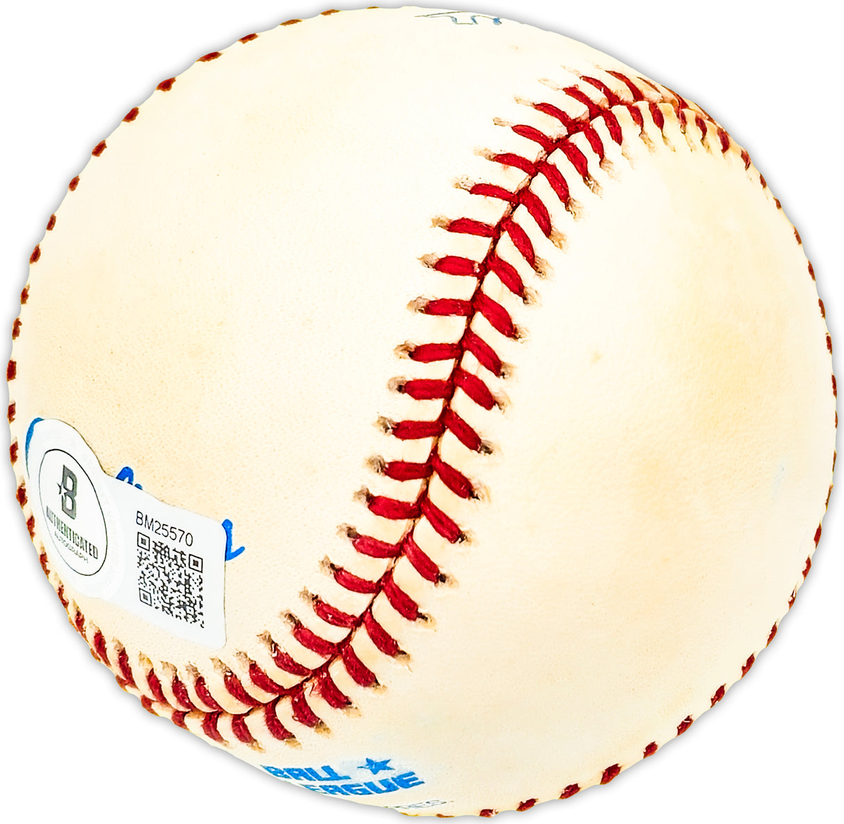 Hector Rodriguez Autographed Official AL Baseball White Sox, Negro Leagues Beckett BAS QR #BM25570