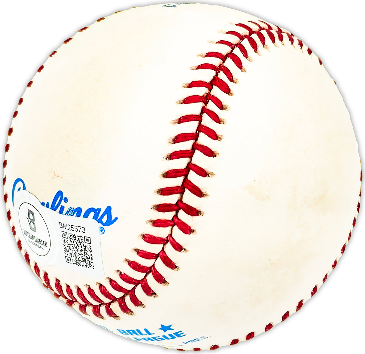 Frank Campos Autographed Official AL Baseball Washington Senators Beckett BAS QR #BM25573