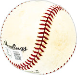 Granny Hamner Autographed Official NL Baseball Philadelphia Phillies Beckett BAS QR #BM25575