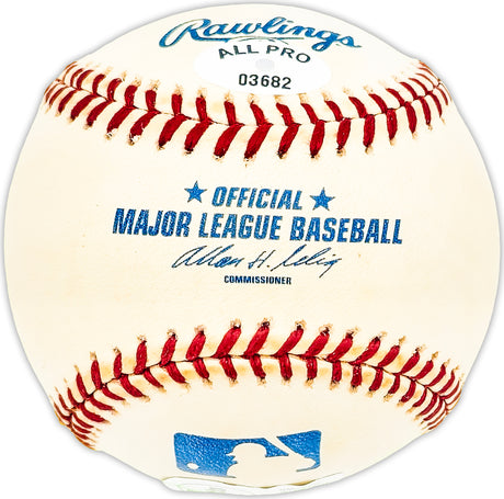 Frank Torre Autographed Official MLB Baseball Milwaukee Braves Beckett BAS QR #BM25635