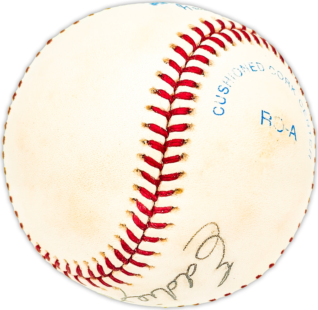 Eddie Carnett Autographed Official AL Baseball Boston Braves Beckett BAS QR #BM25640