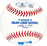 Bruce Von Hoff Autographed Official MLB Baseball Houston Astros Beckett BAS QR #BM25643