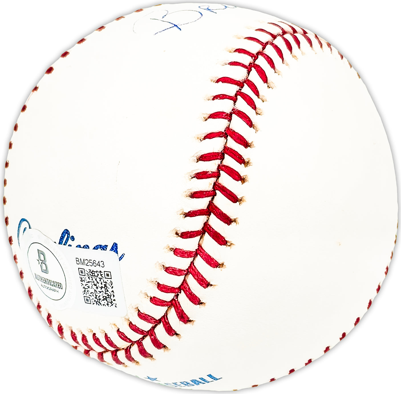 Bruce Von Hoff Autographed Official MLB Baseball Houston Astros Beckett BAS QR #BM25643