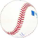Bruce Von Hoff Autographed Official MLB Baseball Houston Astros Beckett BAS QR #BM25643
