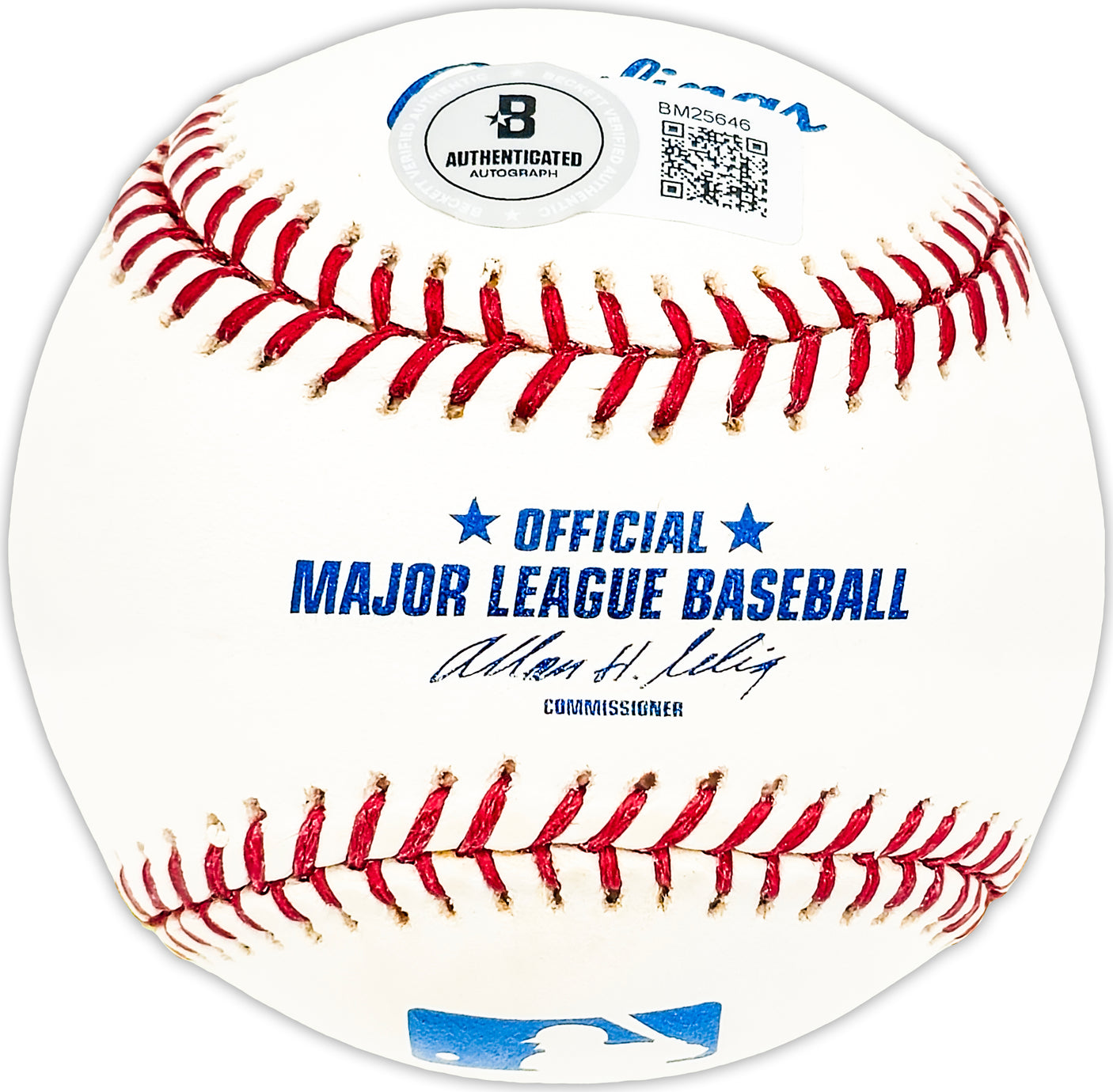 Bob Zick Autographed Official MLB Baseball Chicago Cubs "1954 Cubs" Beckett BAS QR #BM25646