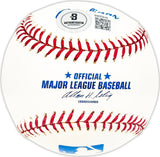 Bob Zick Autographed Official MLB Baseball Chicago Cubs "1954 Cubs" Beckett BAS QR #BM25646