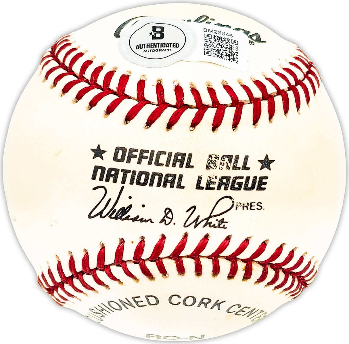 Bobby Bonds Autographed Official NL Baseball San Francisco Giants, New York Yankees Beckett BAS QR #BM25648